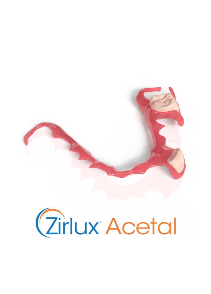 Zirlux Acetal Split File Removable Partial Denture - Stayplate