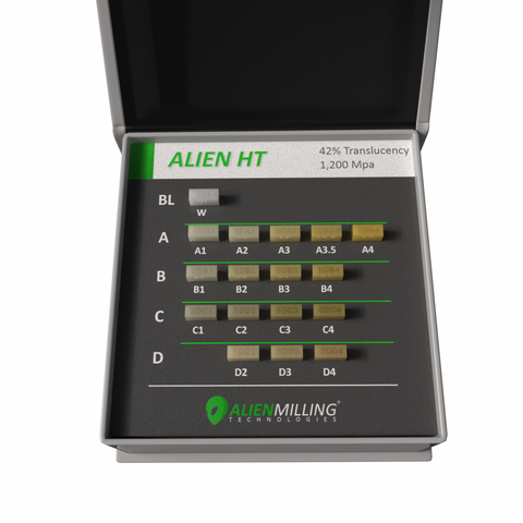 Alien Zirconia Shade Guide - Individual Tabs